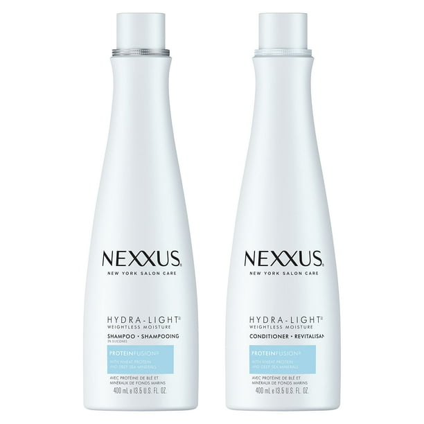 Set de champú y acondicionador Nexxus Hydralight 400 ml para cabello graso