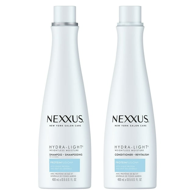 Set de champú y acondicionador Nexxus Hydralight 400 ml para cabello graso