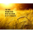thumbnail image 2 of ArtsyQuotes 24x20 Gold Ornate Wood Framed with Double Matting Museum Art Print Titled - Macrus Aurelius Quote: The Soul, 2 of 4