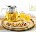 thumbnail image 6 of Set Of 6 Bamboo Round Plate 9 inch |For Appetizers / Barbecue / Steak, 6 of 7