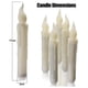 thumbnail image 5 of LADIGASU 6Pcs Pilas Sin Llama Led Taper Candles Luces Velas Falsas Liquidación 6 Velas 1 Mando a Distancia, 5 of 5