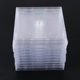 thumbnail image 2 of EeaseCA 10PCS Transparent DVD Cases Portable CD Storage Boxes DIY CD Packages for Home Cinema Studio, 2 of 7