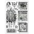 thumbnail image 7 of and Text Background Transparent Clear Stamps Bones Brain Heart Lungs 6x8inch Embossing Stamp Sheets Silicone Clear Stamps Seal for Scrapbooking and Card Making colorful DIY, 7 of 7