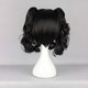 thumbnail image 4 of Peluca de cabello humano Unique Bargains 14' Negro rizado con gorra, 4 of 6