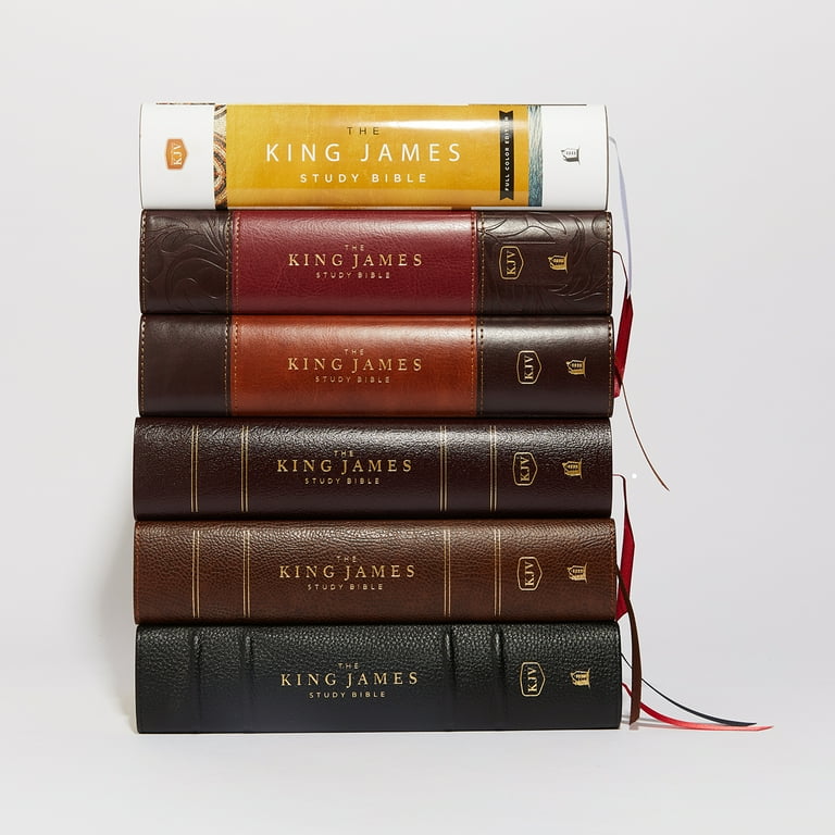 The King James Study Bible フルカラー版　聖書　英語 The King James Study Bible, Hardcover, Full-Color Edition