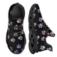 thumbnail image 1 of Zapatos planos con estampado de huellas de perro para mujer, zapatillas transpirables suaves con cordones, zapatos casuales de plataforma, 1 of 6
