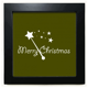 thumbnail image 1 of La magia de la Navidad espero oportunidad Mesa de pared con marco cuadrado negro, 1 of 4