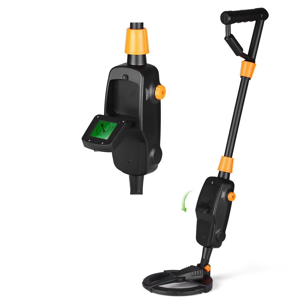 MIXFEER Children Lightweight Handheld Metal Detector Gold Digger Treasure Hunter Seeker with Waterproof Search Coil for Kids