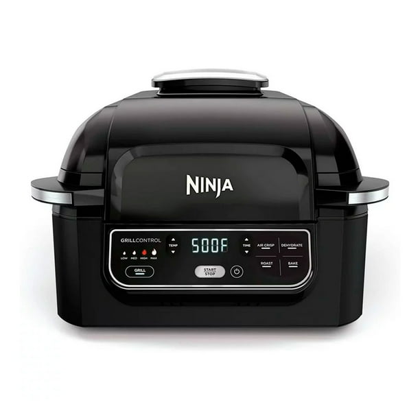 Freidora ninja parrilla de interior con freír de aire