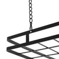 thumbnail image 6 of 31.5*15.7*1.97in Pot and Pan Rack for Ceiling with Hooks Pot Hangers for Kitchen Ceiling Black Rack, 6 of 17