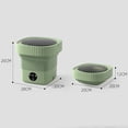 thumbnail image 5 of GoldHub 6L Foldable Washing Machine Portable Mini Washer with One-Click Dehydration Travel Laundry Machine for Underwear Baby Clothes Small Items Foldable Washing Machine for Apartments Camping Travel, 5 of 10