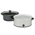thumbnail image 5 of Mainstays 6 Quart Oval Slow Cooker, Stainless Steel Finish, Glass Lid, Model # MS54100112168S, 5 of 13
