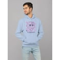 thumbnail image 2 of Virgo Emoji Zodiac Charm - Unique Horoscope Design Men's Hoodie, 2 of 4