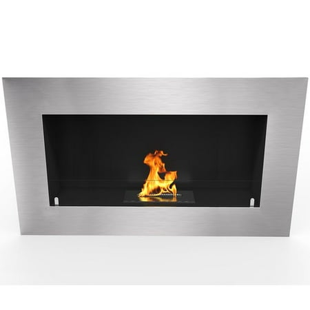 Orren Ellis Aron Wall Mounted Bio Ethanol Fireplace Walmart Com