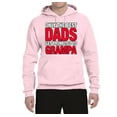 thumbnail image 2 of Wild Bobby, Only The Best Dads Get Promoted to Grampa, Father's Day, Unisex Graphic Hoodie Sweatshirt, Light Pink, 2XL, 2 of 3