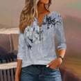 thumbnail image 2 of New Arrival Beifu Boho Tops For Women Plus Size Womens Tops Plus Size Dressy Casual Women Blouses Long Sleeve Dressy Cotton Polyester Blend T Shirts Women Crew Neck Fall Clothes, 2 of 5