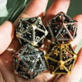 thumbnail image 5 of Cusdie Single D20 Hollow Metal Flying Dragon D&D Dice, 20 Sided DND Dice, 22MM Polyhedral Dice, for Role Playing Game MTG Pathfinde, 5 of 5