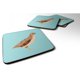 thumbnail image 1 of ""Caroline's Treasures Posavasos decorativos Golden Phoenix Quail Blue Check 3,5 Multicolor"", 1 of 1