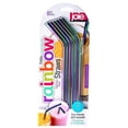 thumbnail image 1 of Joie Stainless Steel Rainbow Reusable Straws with Brush, 1 of 1