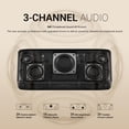thumbnail image 2 of Altavoz Bluetooth BOGASING S8 Pro Max de 3 canales de audio negro, 2 of 7