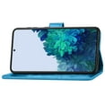 thumbnail image 6 of for Samsung Galaxy A35 Wallet Case, [Flower Embossed] Premium PU Leather Flip Protective Case Cover with Card Holder and Stand with Wrist Strap for Samsung Galaxy A35, Blue, 6 of 11