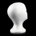 thumbnail image 4 of Foam Mannequin Head Model Sunglasses Eyeglass Stand Hat Cap Display Holder Headset Mannequin Head Display Stand Rack,1 * Wig display stand,white, 4 of 7