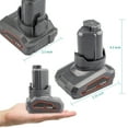thumbnail image 6 of 12V 6.0Ah Lithium-Ion Battery Replacement for Ridgid Power Tools R82007, R82008, R82008N, R82009, 6 of 7