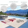 thumbnail image 3 of Valentine's Day Outdoor Rug for Patio/Deck/Porch, Non-Slip Large Area Rug 5 x 8 Ft, Red Flamingos Roses Love Romance Beige Indoor Outdoor Rugs Washable Area Rugs, Reversible Camping Rug Carpet Runner, 3 of 8