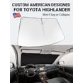 thumbnail image 2 of Protector Solar para Parabrisas Proadsy 2025 Mejorado para Toyota Highlander 2008-2013, 2 of 9