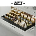 thumbnail image 2 of Trilenars Pull-out Cabinet Organizer with Adhesive Film, Adjustable Kitchen Cabinet Drawer, Expandable Heavy Duty Slide-out Drawer, Suitable for Kitchen Storage Bathroom, 2 of 8