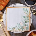thumbnail image 3 of Zelten Colored Paper Party Napkins, 20 Count Shabby Chic for Wedding, Inner, Tea Party, Decoupage, Green Leaves, 3 of 8
