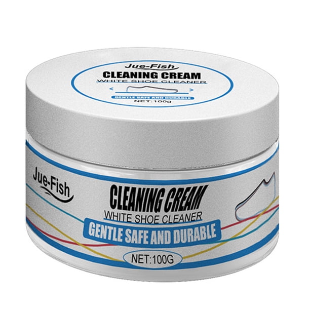 Crema de limpieza multifuncional con esponja de limpieza Herramientas de crema de limpieza de zapatos blancos