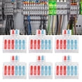 thumbnail image 3 of Cable 10Uds. Conectores Eléctricos Bloque De Cables Bloques De Terminales De Empalme Rápido 2 Inet 6 Salida LT-623 Transparente, 3 of 7