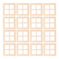 thumbnail image 5 of FRCOLOR 40pcs Mini Wooden Dollhouse Window Frames 7cm Ideal for Kids Play Toys and DIY Crafting Supplies, 5 of 8