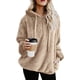 thumbnail image 1 of Sudaderas con capucha para mujer con capucha y bolsillos de gran tamaño con capucha y forro polar atlético, 1 of 6