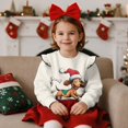 thumbnail image 3 of DISNIMO Christmas Sweatshirt for Girls Dachshund Printed Pullover Tops Crewneck T-Shirts Long Sleeve Sweater Tops for Toddler Girls 3-4 Years, 3 of 7