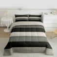 thumbnail image 2 of Homewish Retro Cottage 3 Pieces Queen Comforter Set for Children Teens Adults,Lodge Cabin Ultra Soft Bedding Sets,Vintage Aesthetic Bedding Comforter Set Breathable,Lightweight Room Decor,Reversible, 2 of 8