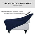 thumbnail image 4 of Housse Extensible pour Ottoman Housse de Protection pour Ottoman Rangement, 4 of 5
