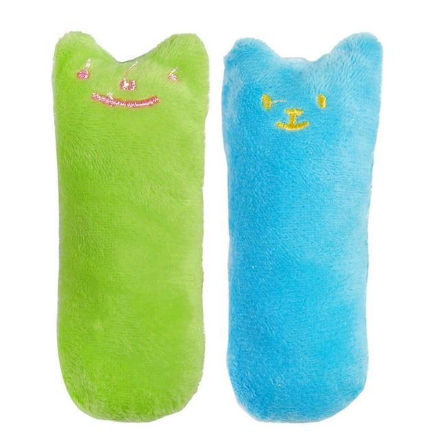 2PCS Cat Teeth Cleaning Toy Cute Creative Funny Catnip Toy Pet Interactive Toy