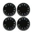 thumbnail image 1 of 4pcs Control Knobs Volume Tone Knobs Parts for Replacement Electric Guitar (Black), 1 of 1