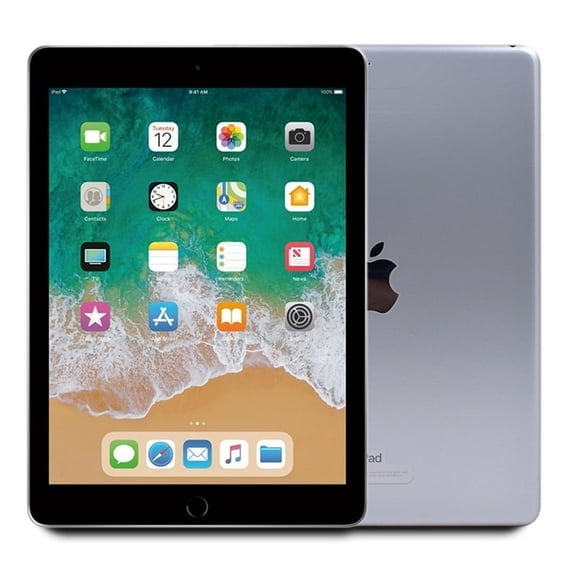 Restored Apple iPad 5th Gen MP2H2LL/A 9.7" Tablet 128GB WiFi, Space Gray (Refurbished)