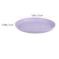 thumbnail image 5 of Dinner Plates The Dish Dessert Ceramic Fruit Tray Platter Unbreakable Straw Degradable 10 Pcs, 5 of 6