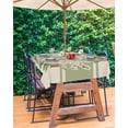 thumbnail image 3 of Fsddascl Sage Green Fall Outdoor Tablecloth - 60x120 Inch Rectangle Dining Table Cover, Pumpkins Wreath Rustic Thanksgiving Waterproof Outdoor Table Cloth with Umbrella Hole & Zipper for Patio, 3 of 7