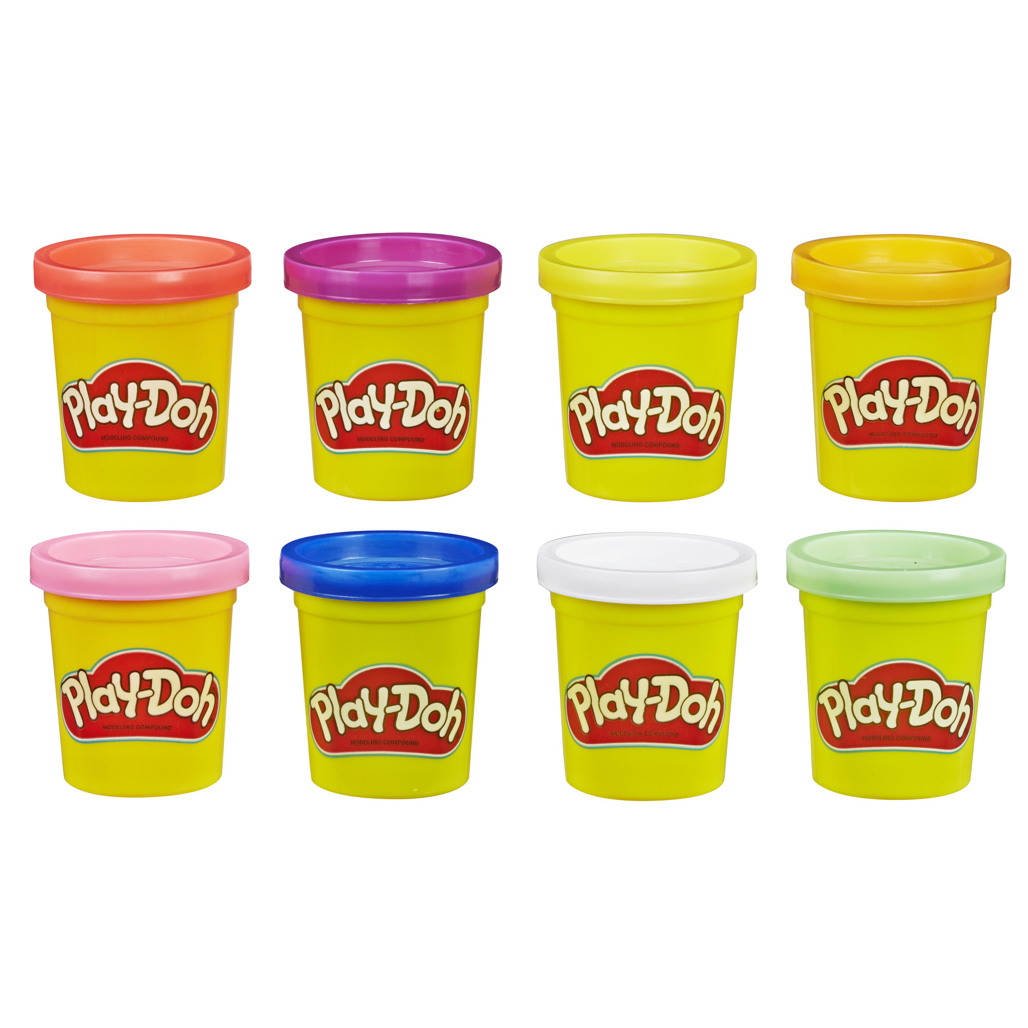 Play-Doh Rainbow Colors 8 Pack of 2-Ounce Cans, Back to School Supplies - image 4 of 7