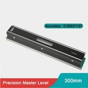 SUDEG High Accuracy Precision Master Level 0.0002"/10" Professional Precision Level Industrial Tool (11.81 in.)