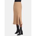 thumbnail image 6 of Time and Tru Women's Midi Slip Skirt, Sizes XS-XXXL, 6 of 7