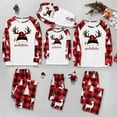 thumbnail image 7 of Christmas Family Matching Pajamas Long Sleeve Xmas Sleepwear Funny Holiday Jammies Festival Party Pjs Romper for Baby, 6 M, 7 of 7