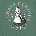 thumbnail image 3 of Alice In Wonderland - Always Curious - Women's Short Sleeve Graphic T-Shirt, 3 of 5