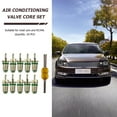 thumbnail image 4 of 10pcs R134a Car A/C Valve Cores Air Conditioning Valve Cores Green + Tool, 4 of 7