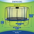 thumbnail image 2 of Machrus Skytric 11FT Round Trampoline with Top-Ring Flex Frame Safety Enclosure – Kids, Toddlers & Adults Trampoline – Mini Trampoline with Easy Assembly, 2 of 6
